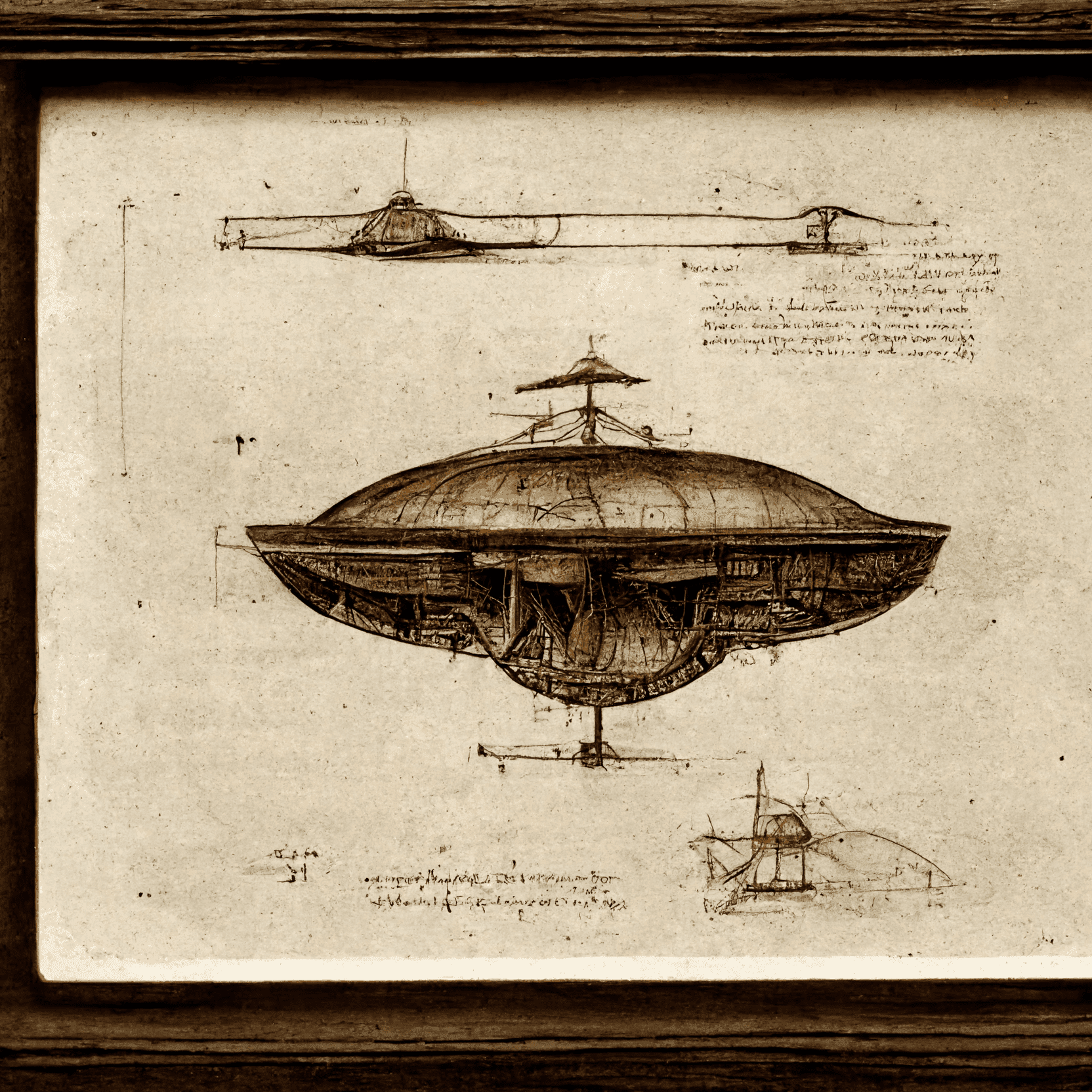 Alien 4, ufo by da vinci